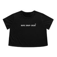 Rope Drop Crew Bella Canvas Women's Flowy Cropped Tee