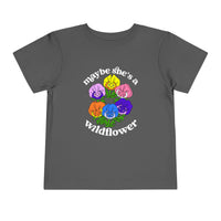 Maybe She’s A Wildflower Bella Canvas Toddler Short Sleeve Tee