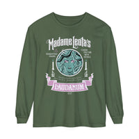 Madame Leota’s Laudanum Teal Comfort Colors Unisex Garment-dyed Long Sleeve T-Shirt