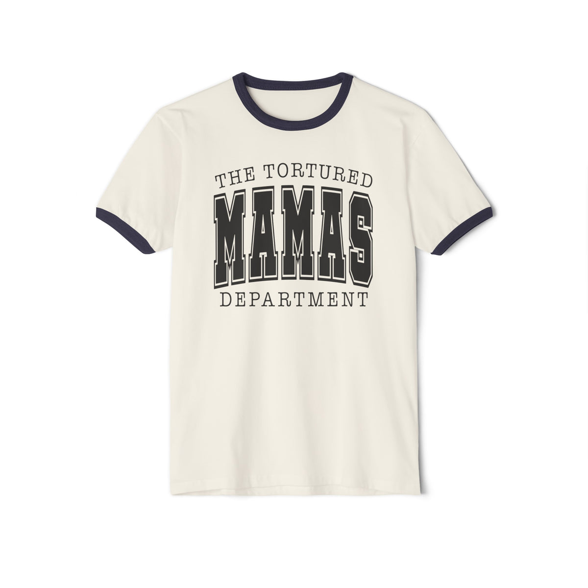 The Tortured Mamas Department Next Level Unisex Cotton Ringer T-Shirt
