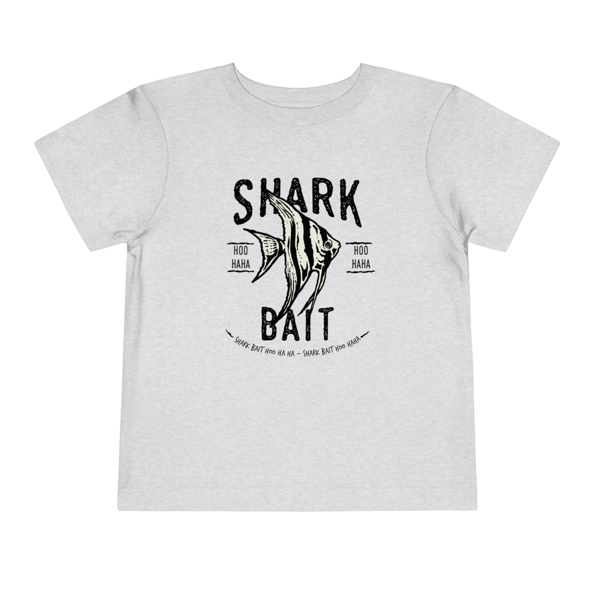 Shark Bait Hoo Haha Bella Canvas Toddler Short Sleeve Tee