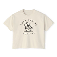 They See Me Rollin' Comfort Colors Women's Boxy Tee
