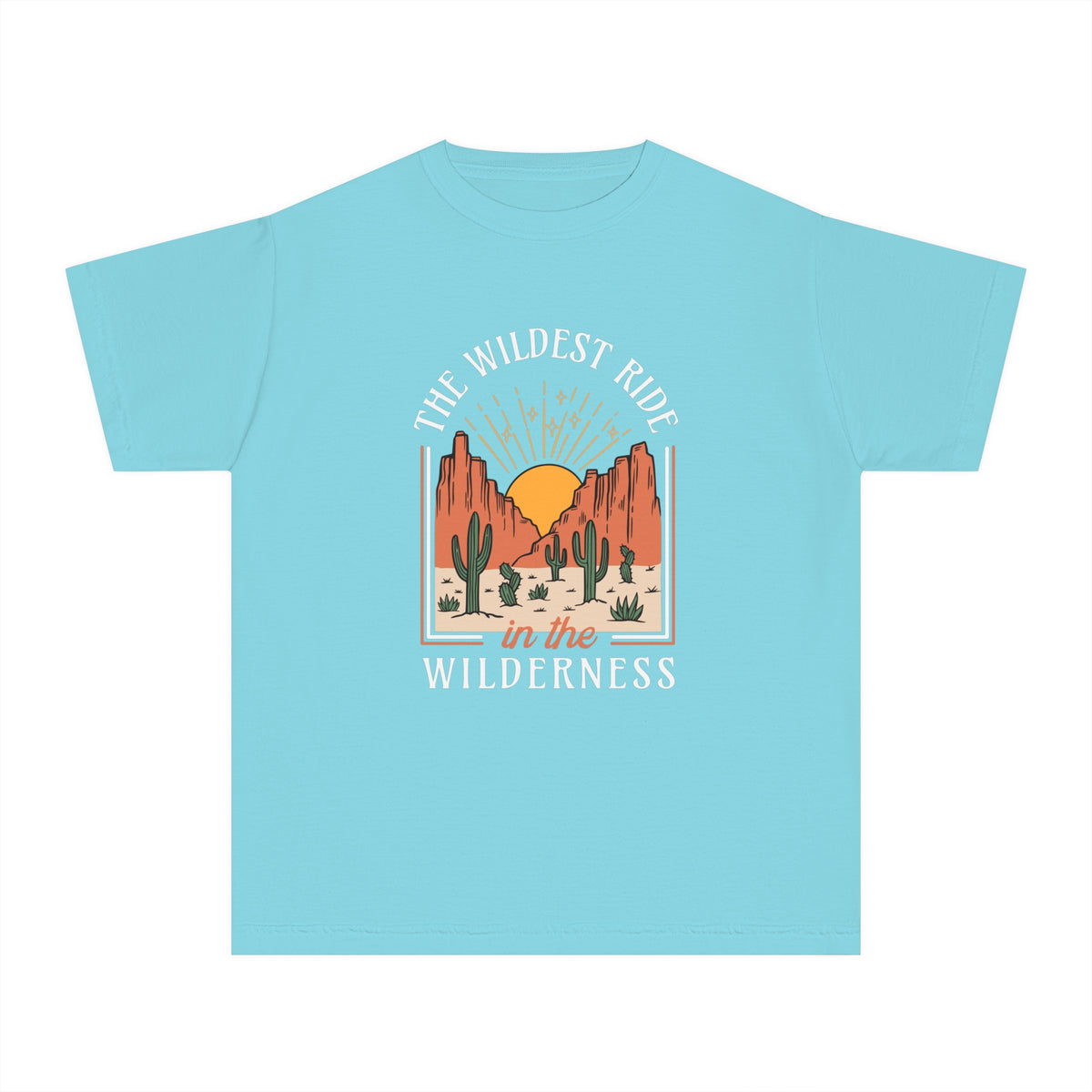 The Wildest Ride In The Wilderness Comfort Colors Youth Midweight Tee
