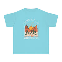 The Wildest Ride In The Wilderness Comfort Colors Youth Midweight Tee