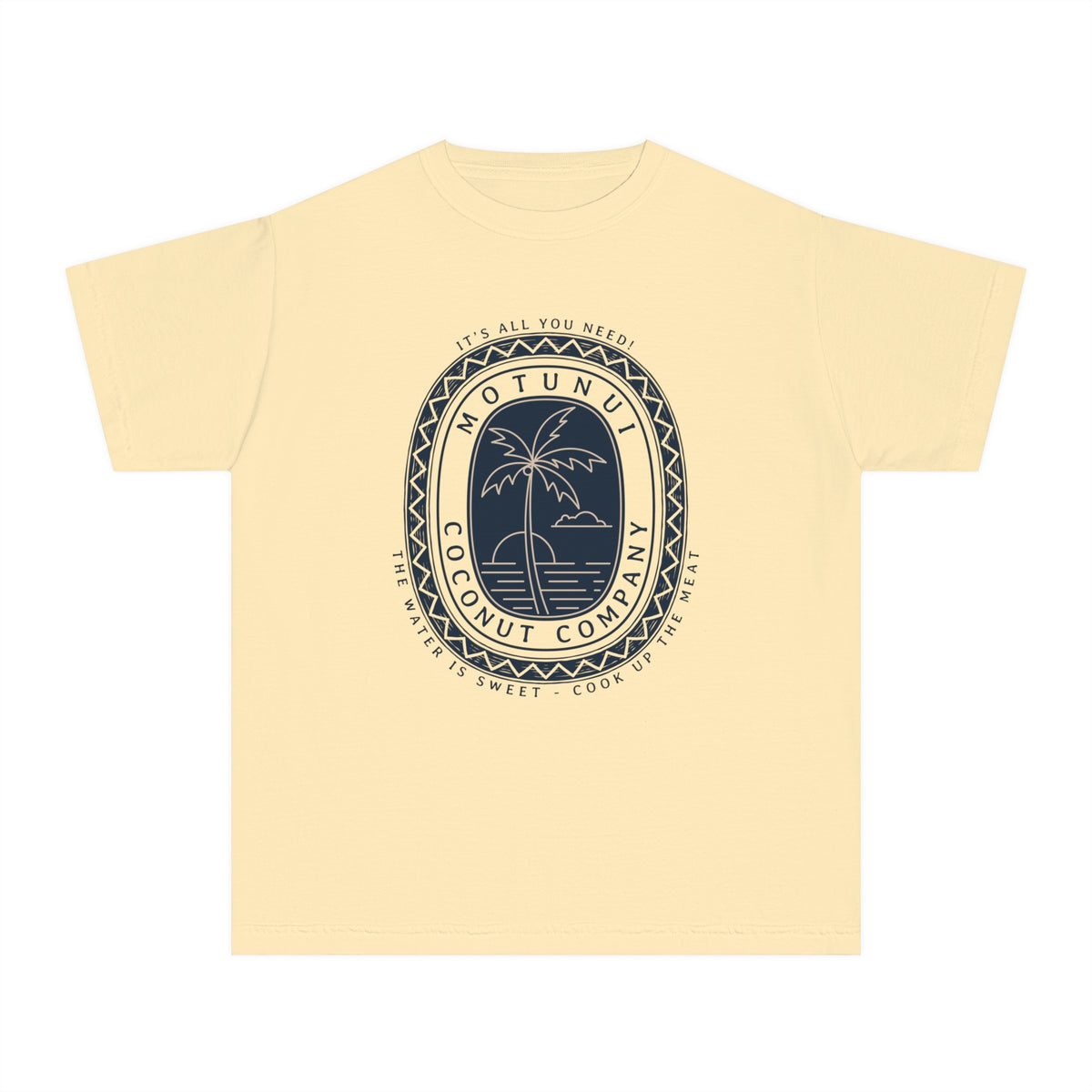 Motunui Coconut Company Comfort Colors Youth Midweight Tee