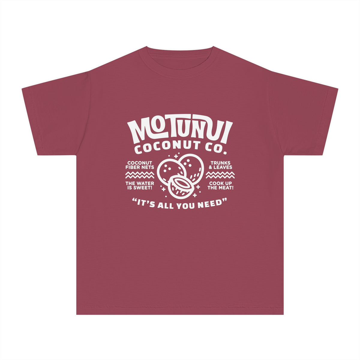 Motunui Coconut Company Comfort Colors Youth Midweight Tee