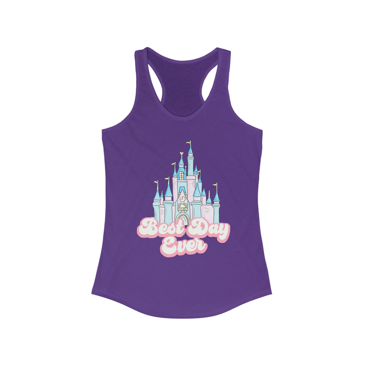 Best Day Ever Women's Next Level Ideal Racerback Tank