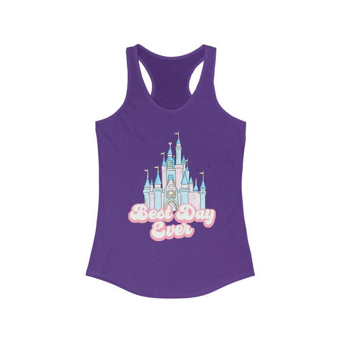 Best Day Ever Women's Next Level Ideal Racerback Tank