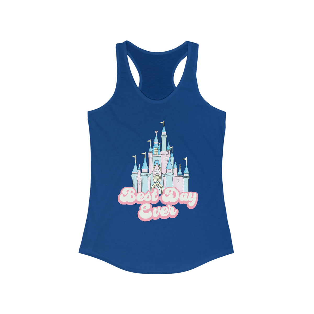 Best Day Ever Women's Next Level Ideal Racerback Tank