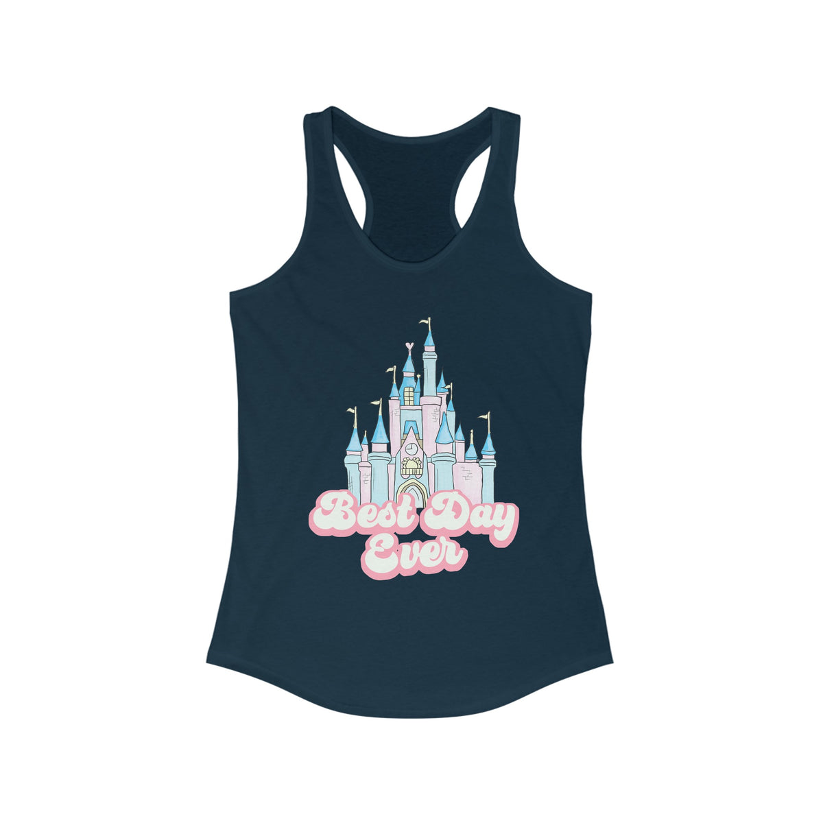 Best Day Ever Women's Next Level Ideal Racerback Tank