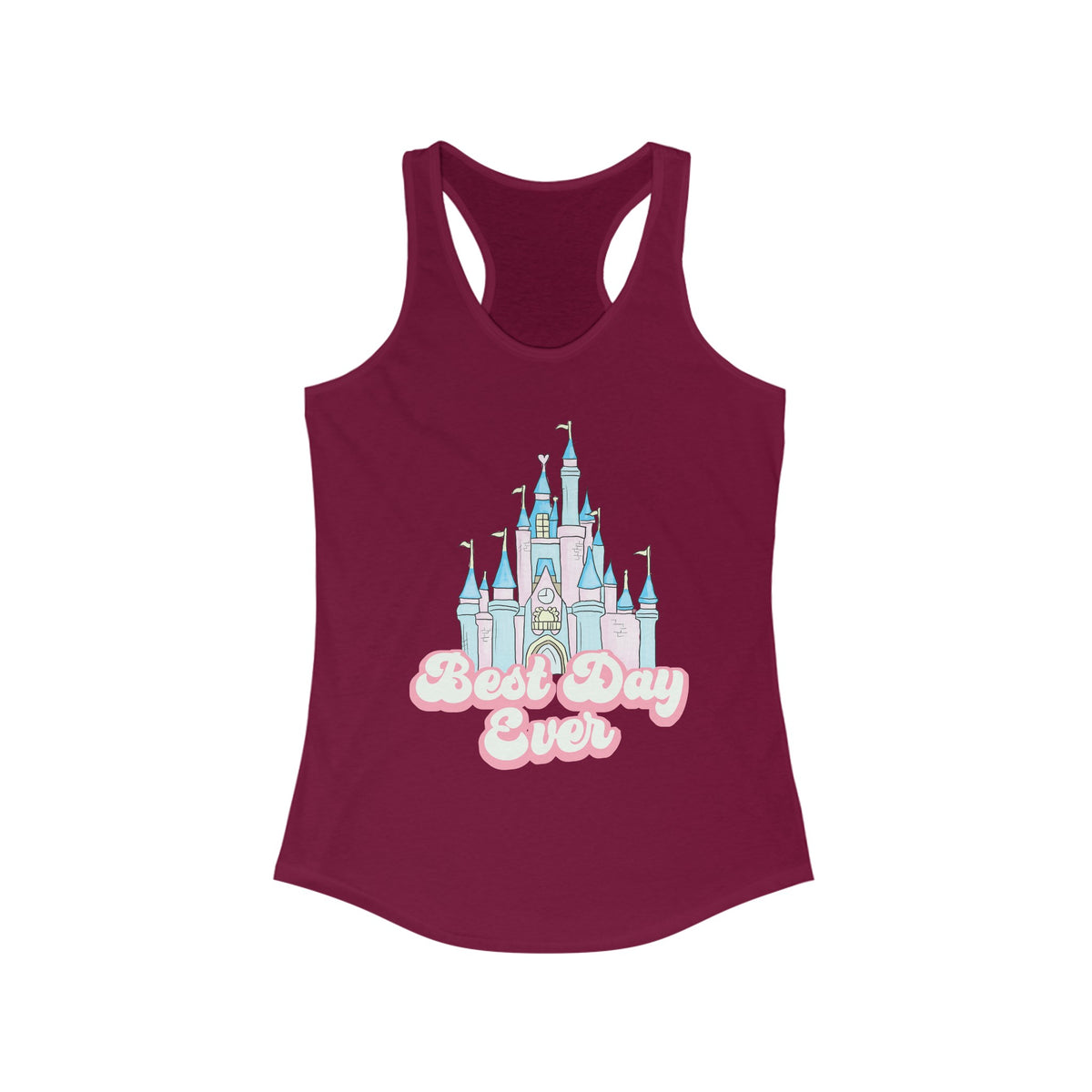 Best Day Ever Women's Next Level Ideal Racerback Tank