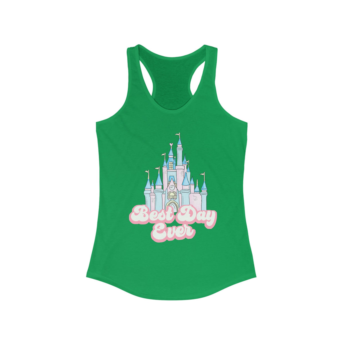 Best Day Ever Women's Next Level Ideal Racerback Tank