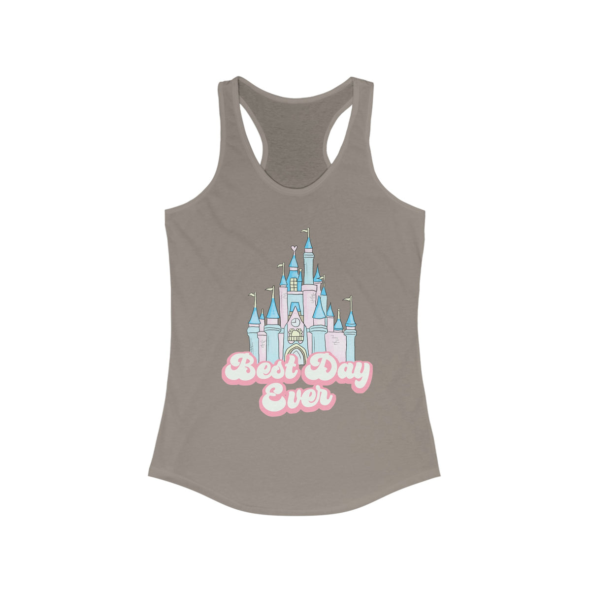 Best Day Ever Women's Next Level Ideal Racerback Tank