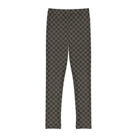Checked Youth Full-Length Leggings
