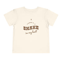 There's A Snake In My Boot Bella Canvas Toddler Short Sleeve Tee