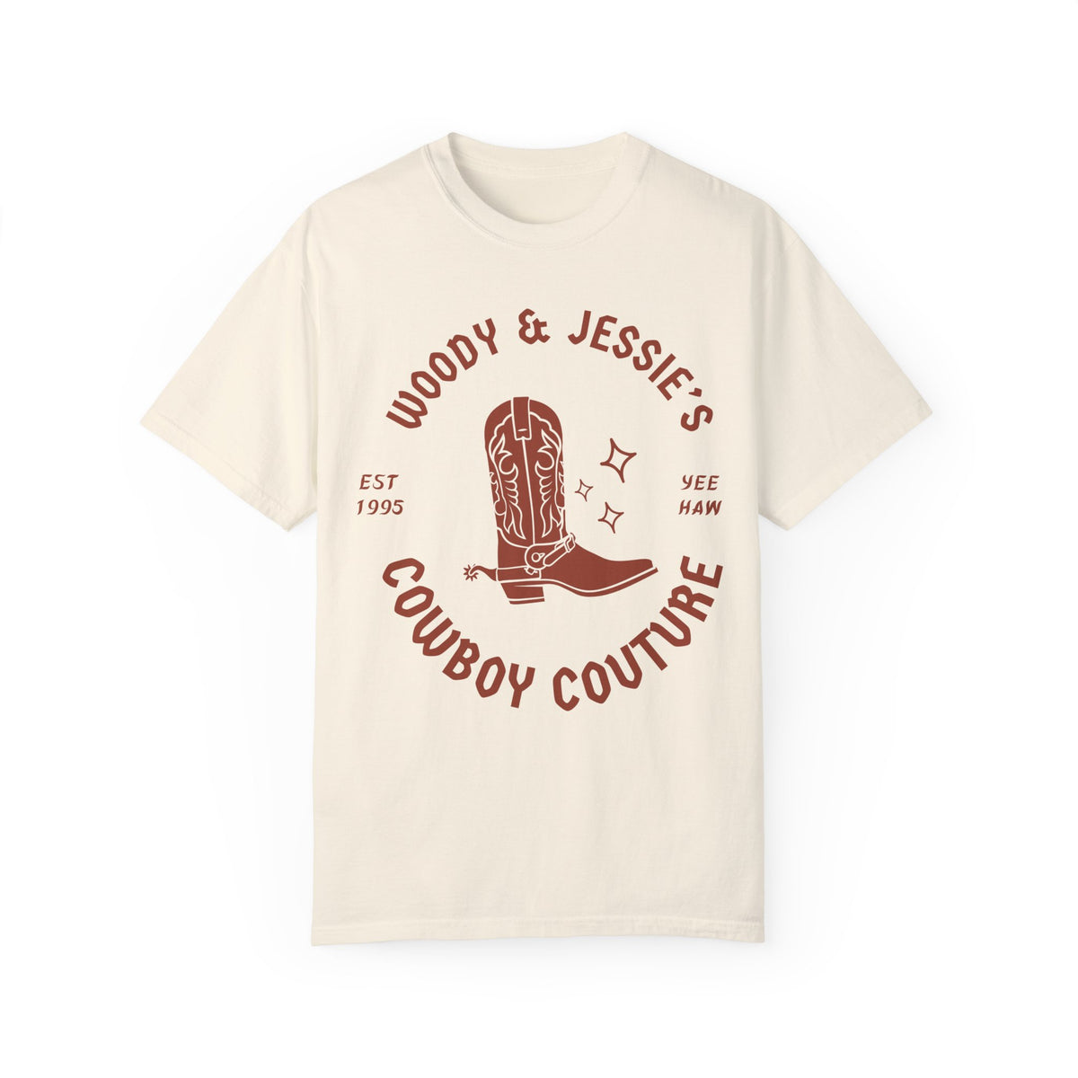 Woody & Jessie's Cowboy Couture Comfort Colors Unisex Garment-Dyed T-shirt