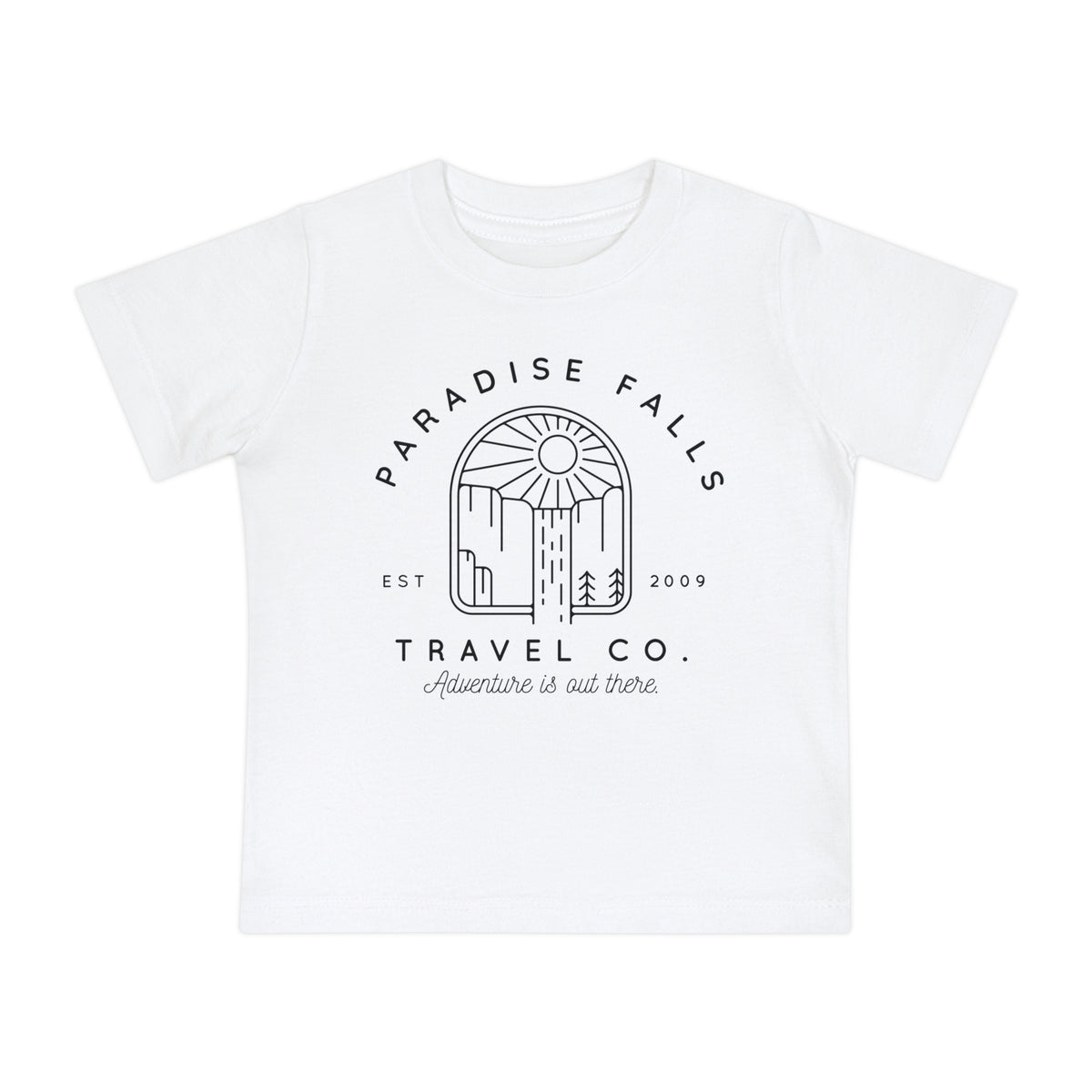 Paradise Falls Vacation Co. Bella Canvas Baby Short Sleeve T-Shirt