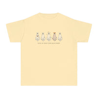 Trick or Treat Down Main Street Comfort Colors Youth Midweight Tee