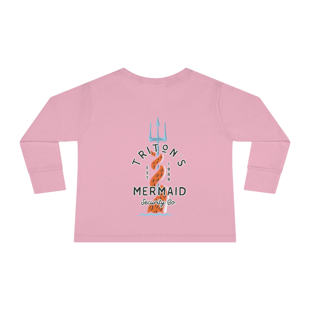 Triton's Mermaid Security Rabbit Skins Toddler Long Sleeve Tee