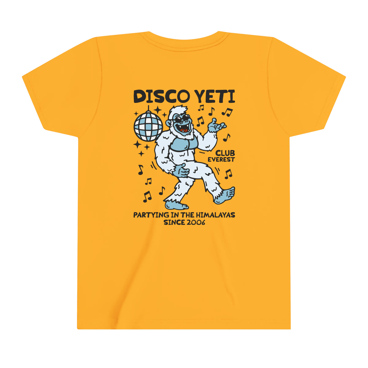 Disco Yeti Bella Canvas Youth Short Sleeve Tee