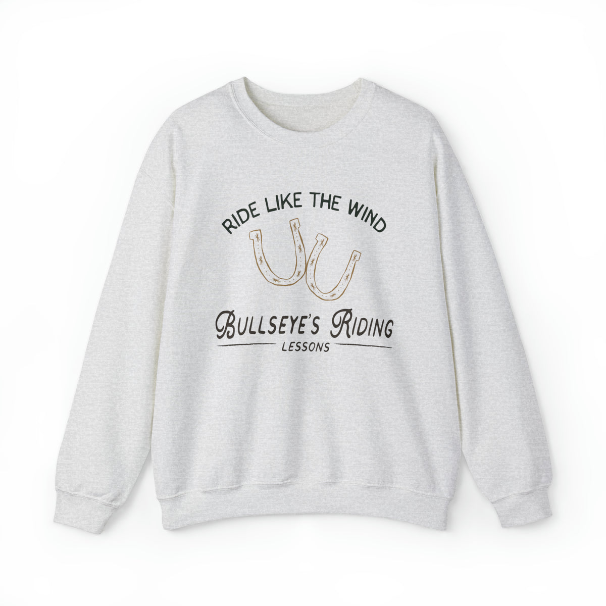 Bullseye's Riding Lessons Gildan Unisex Heavy Blend™ Crewneck Sweatshirt