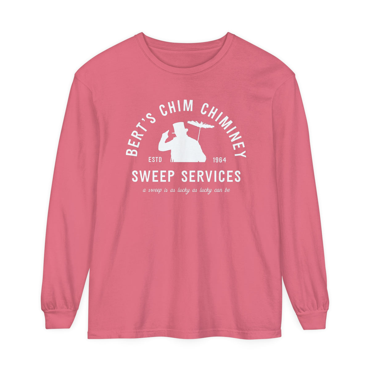 Bert's Chim Chimney Sweep Services Comfort Colors Unisex Garment-dyed Long Sleeve T-Shirt