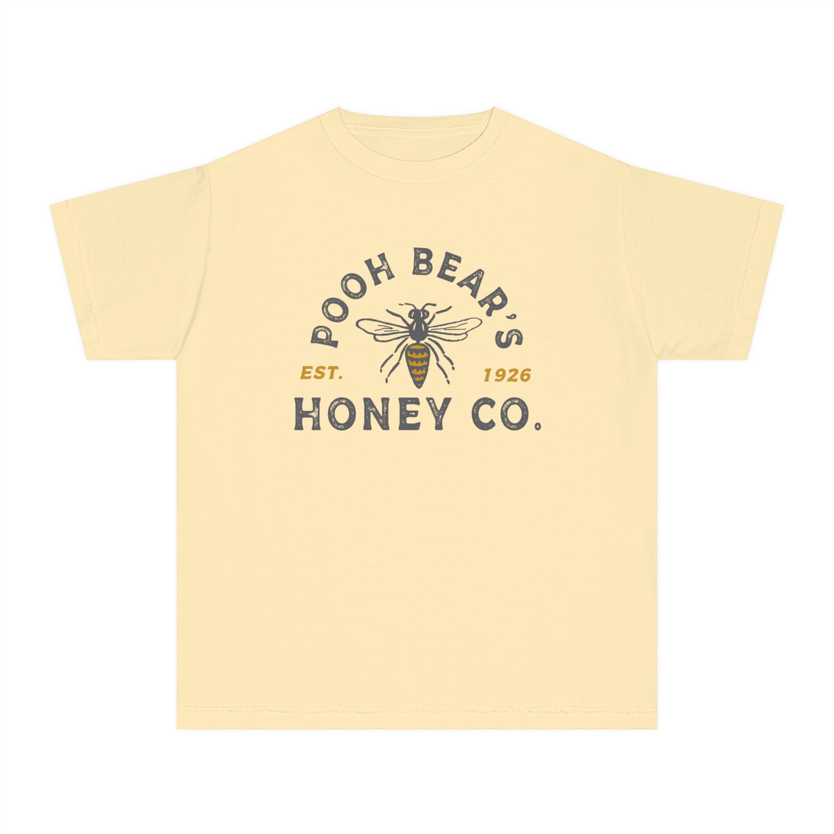 Pooh Bear's Honey Co. Comfort Colors Youth Midweight Tee