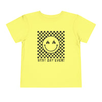 Best Day Ever Bella Canvas Toddler Short Sleeve Tee