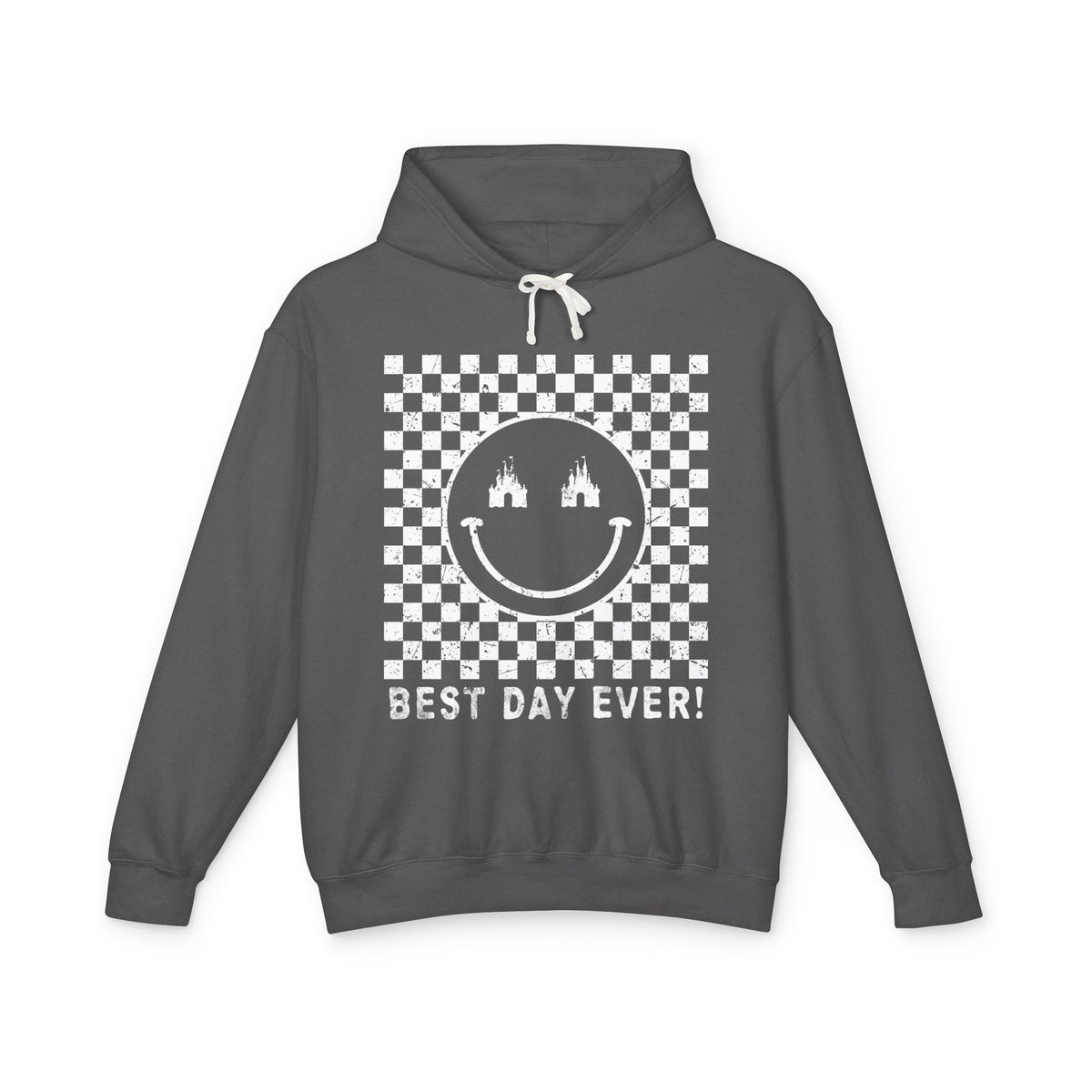 Best Day Ever Comfort Colors Unisex Lightweight Hooded Sweatshirt