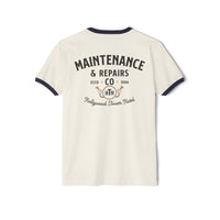 Hollywood Tower Hotel Maintenance & Repairs Next Level Unisex Cotton Ringer T-Shirt