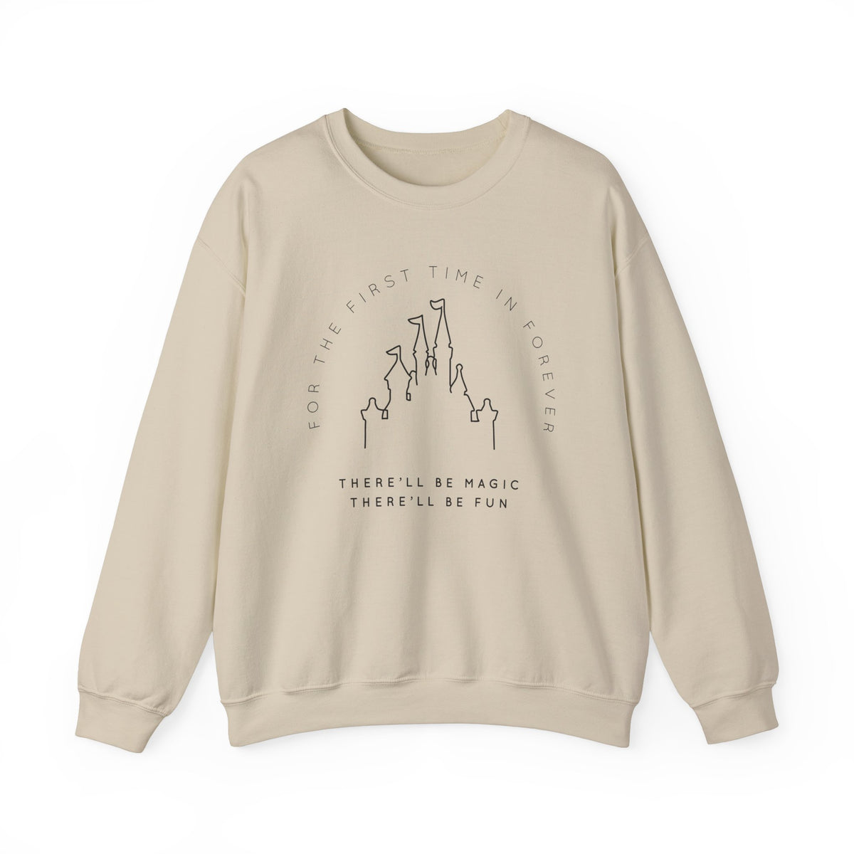 For The First Time In Forever Gildan Unisex Heavy Blend™ Crewneck Sweatshirt