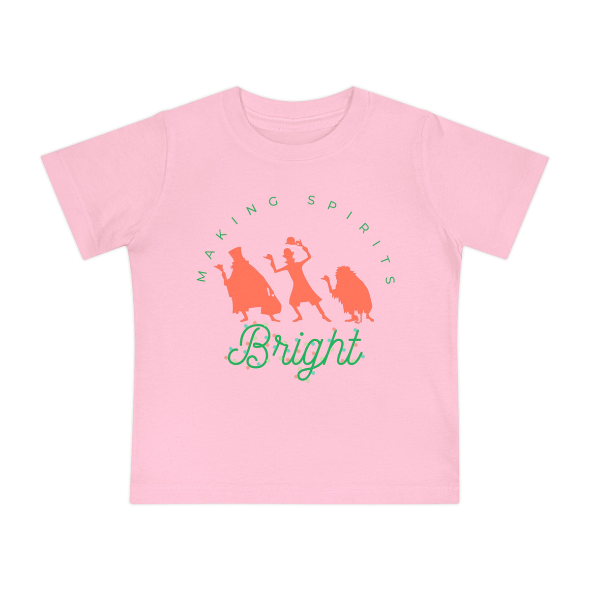 Making Spirits Bright Bella Canvas Baby Short Sleeve T-Shirt
