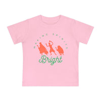 Making Spirits Bright Bella Canvas Baby Short Sleeve T-Shirt