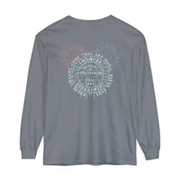 Firework Department Comfort Colors Unisex Garment-dyed Long Sleeve T-Shirt