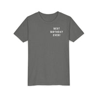 Best Birthday Ever Bella Canvas Youth Short Sleeve Tee