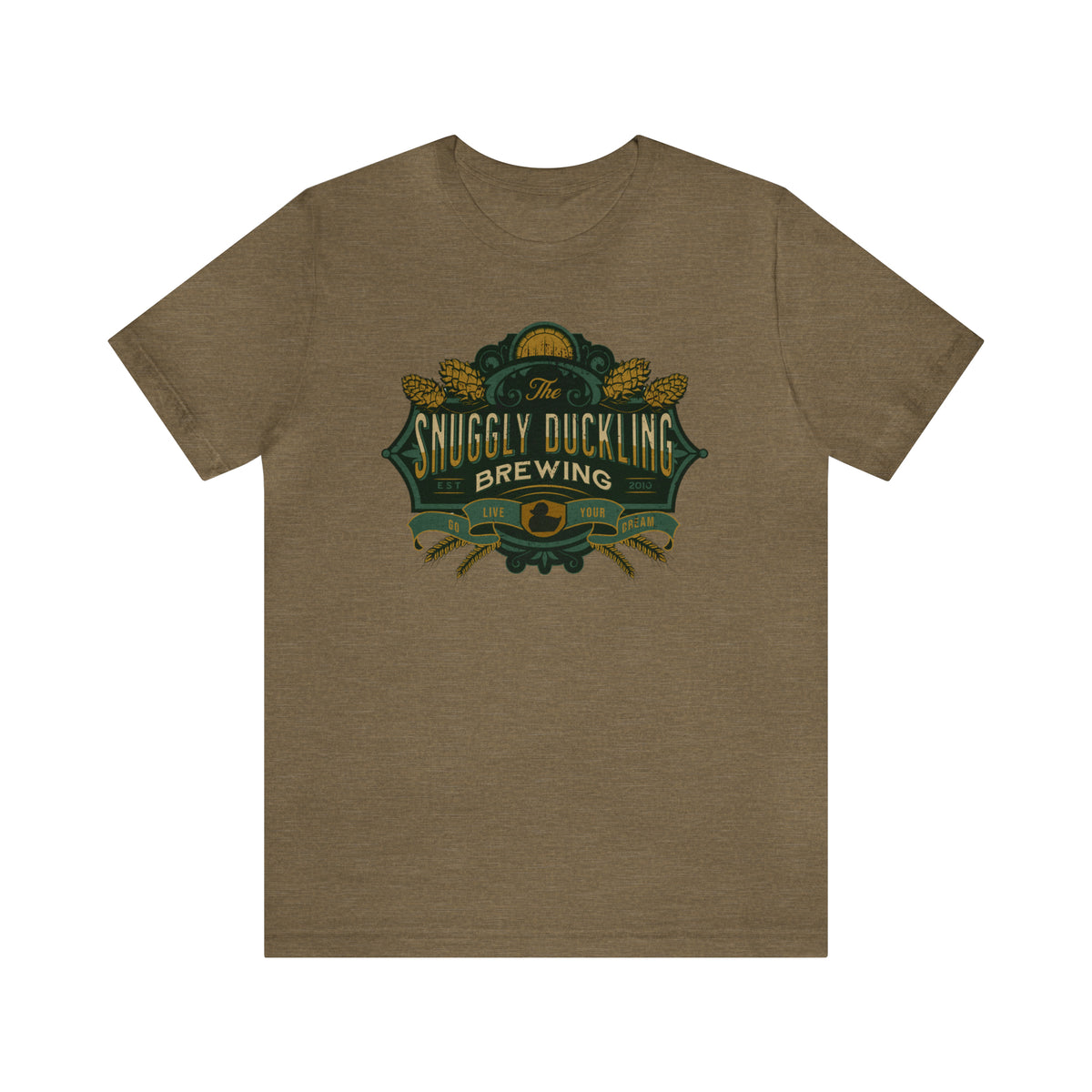The Snuggly Duckling Brewing Bella Canvas Unisex Jersey Short Sleeve Tee