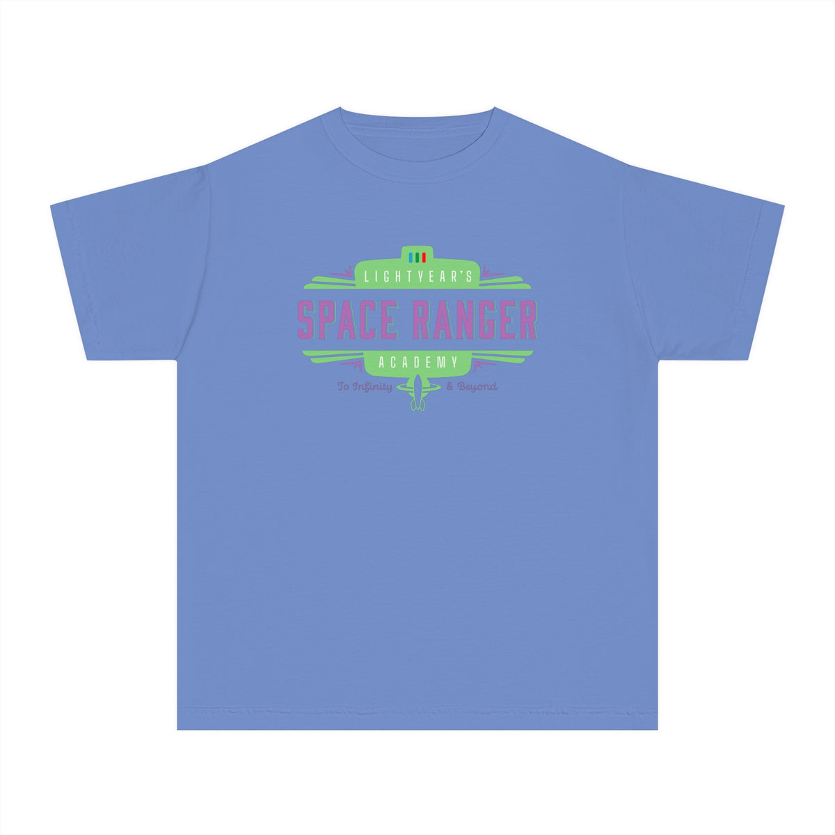 Lightyear's Space Ranger Academy Comfort Colors Youth Midweight Tee