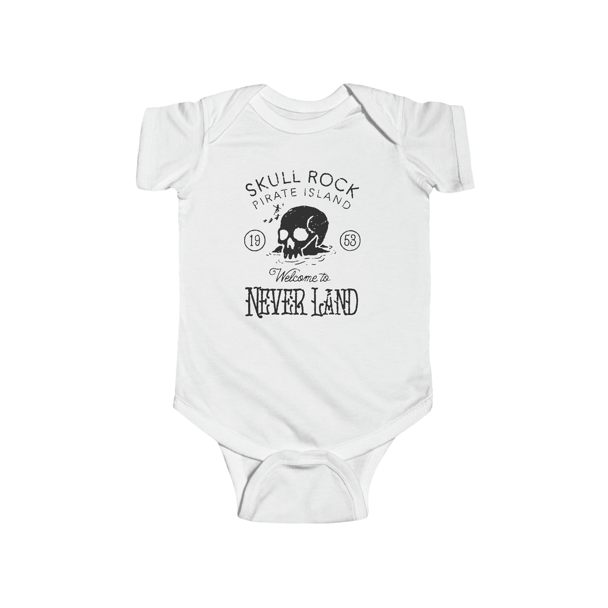 Skull Rock Rabbit Skins Infant Fine Jersey Bodysuit