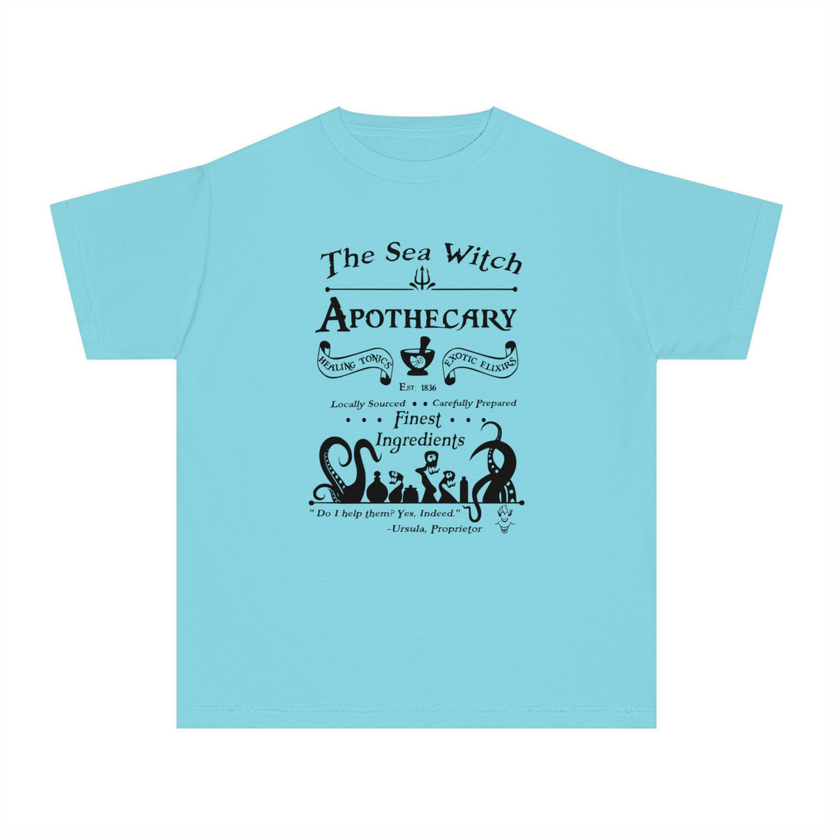 Sea Witch Apothecary Comfort Colors Youth Midweight Tee