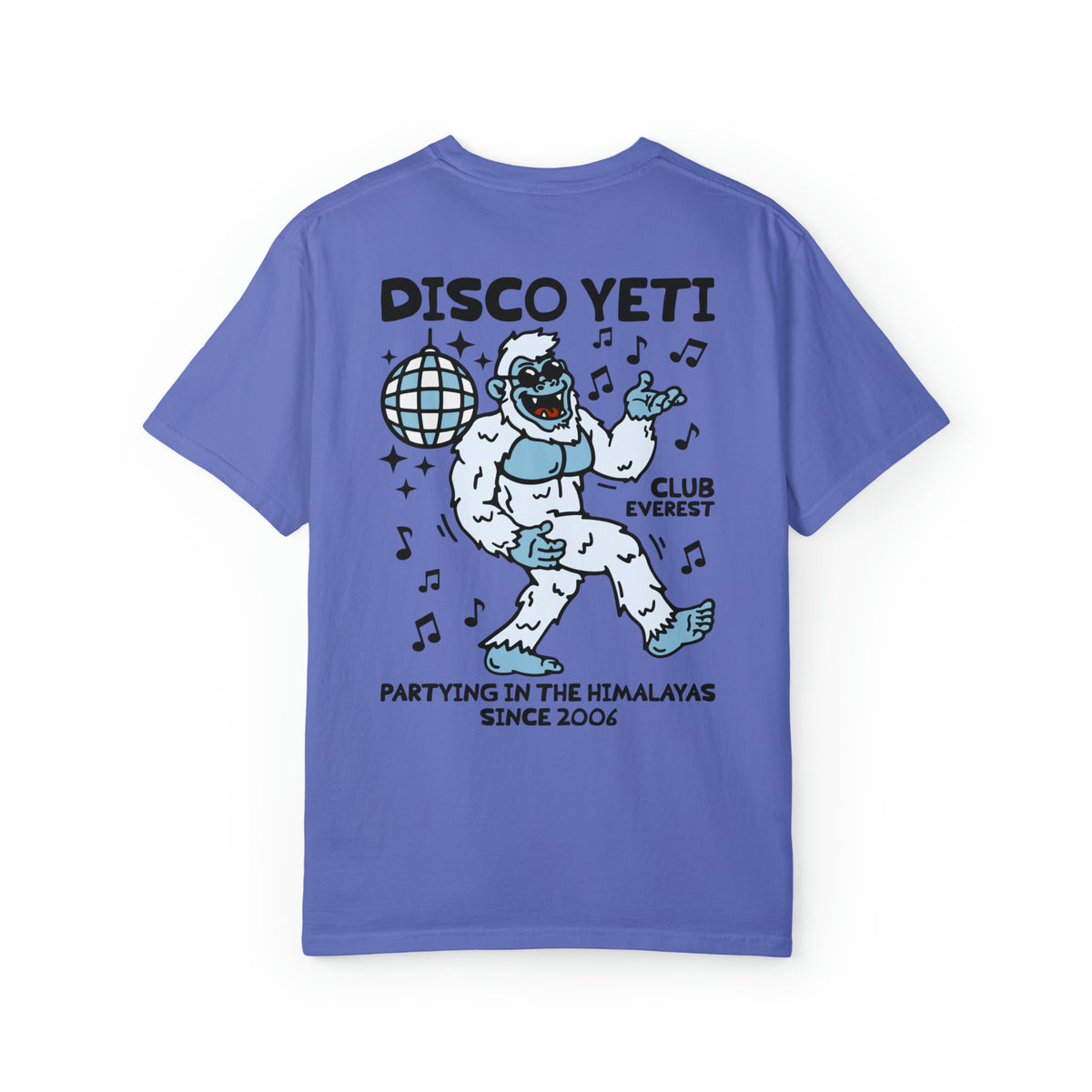 Disco Yeti Comfort Colors Unisex Garment-Dyed T-shirt