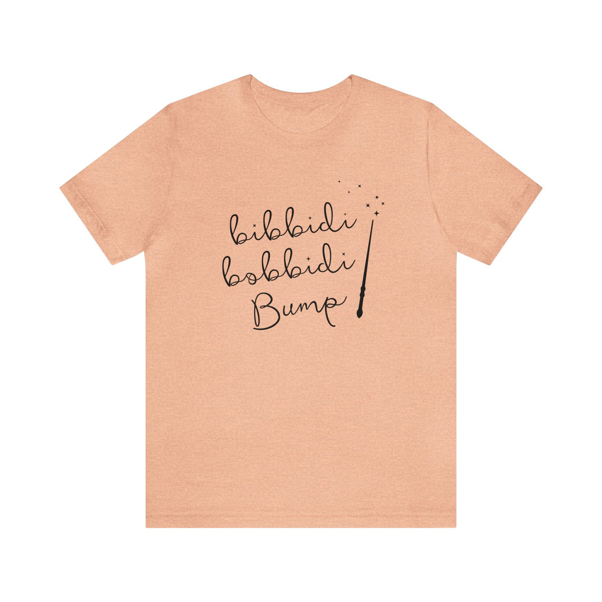 Bibbidi Bobbidi Bump Bella Canvas Unisex Jersey Short Sleeve Tee