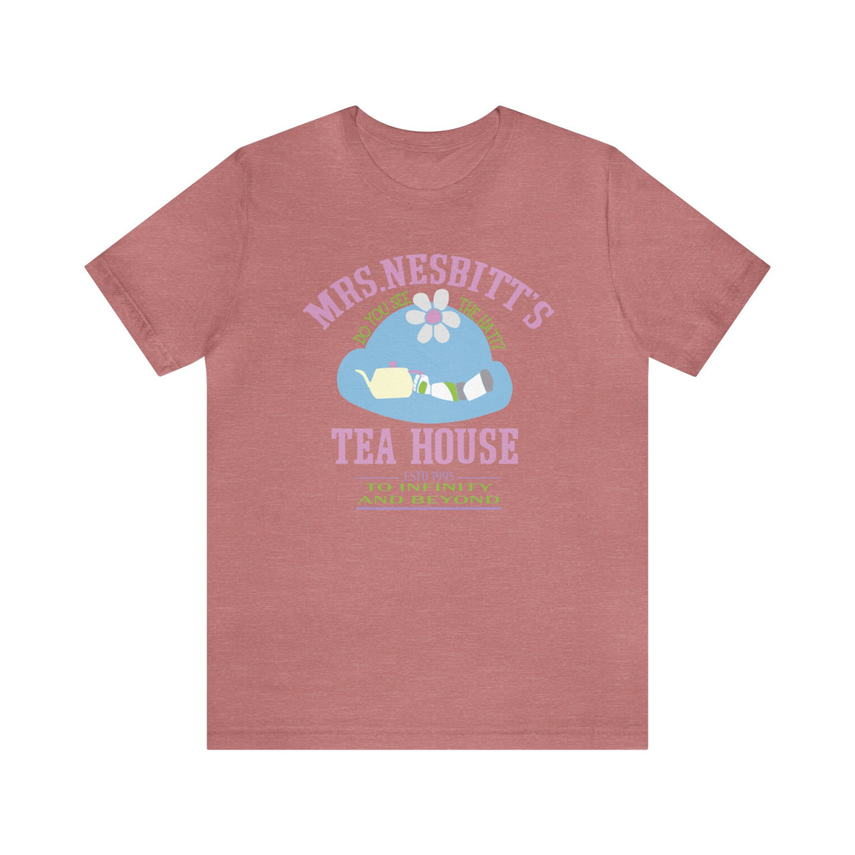 Mrs. Nesbitt’s Tea House Bella Canvas Unisex Jersey Short Sleeve Tee