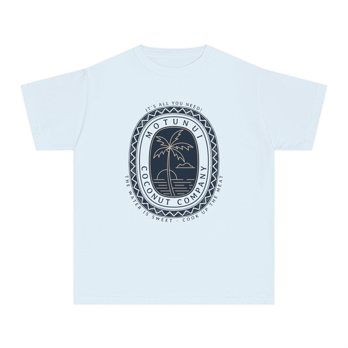 Motunui Coconut Company Comfort Colors Youth Midweight Tee