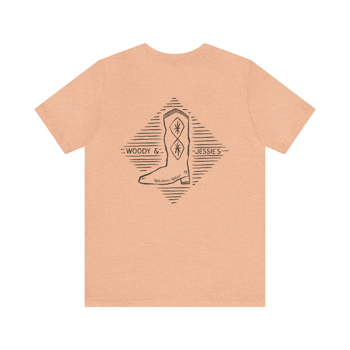 Woody & Jessie's Western Wear Bella Canvas Unisex Jersey Short Sleeve Tee