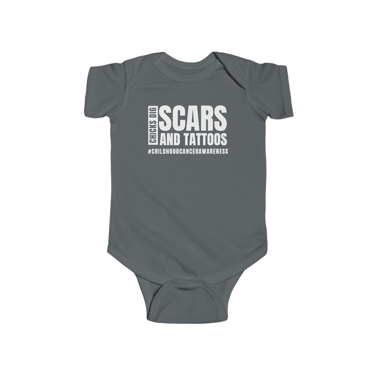 Chicks Dig Scars and Tattoos Rabbit Skins Infant Fine Jersey Bodysuit