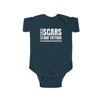 Chicks Dig Scars and Tattoos Rabbit Skins Infant Fine Jersey Bodysuit