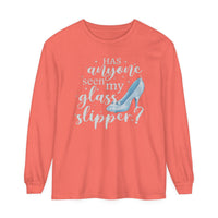 Has Anyone Seen My Glass Slipper? Comfort Colors Unisex Garment-dyed Long Sleeve T-Shirt