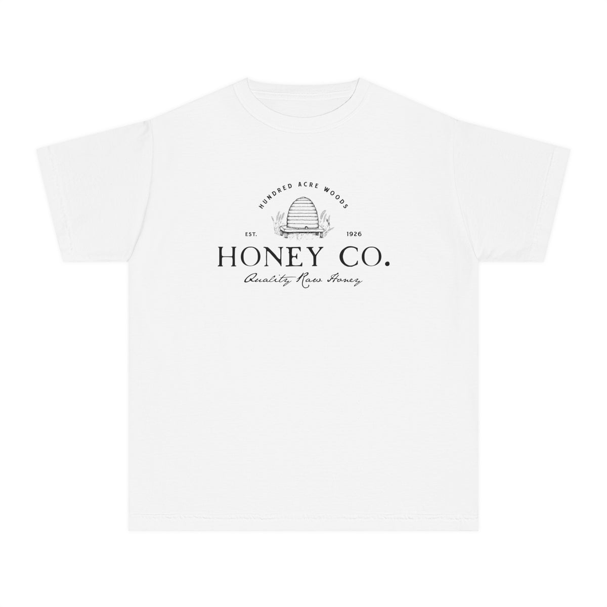 Hundred Acre Woods Honey Co. Comfort Colors Youth Midweight Tee