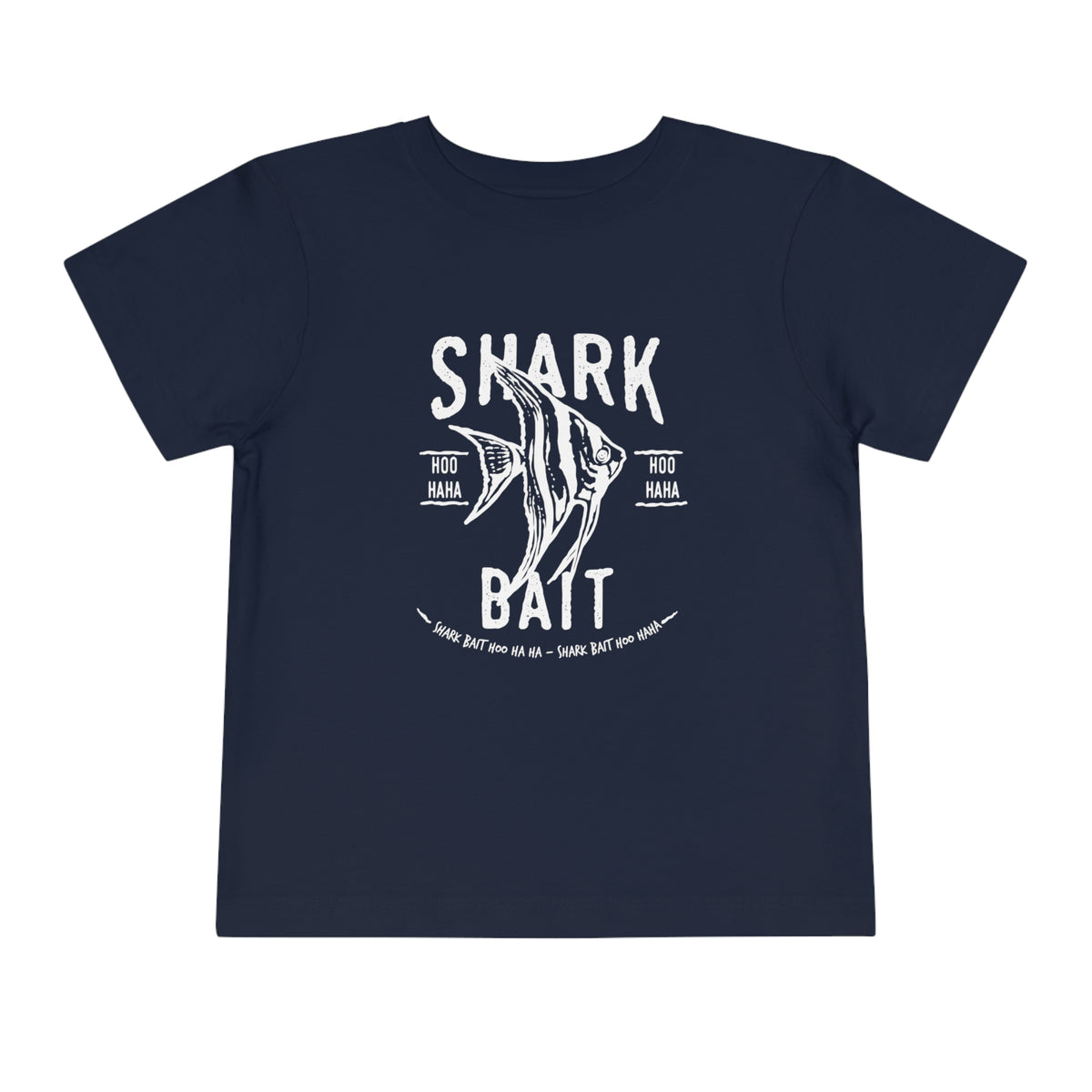 Shark Bait Hoo Haha Bella Canvas Toddler Short Sleeve Tee