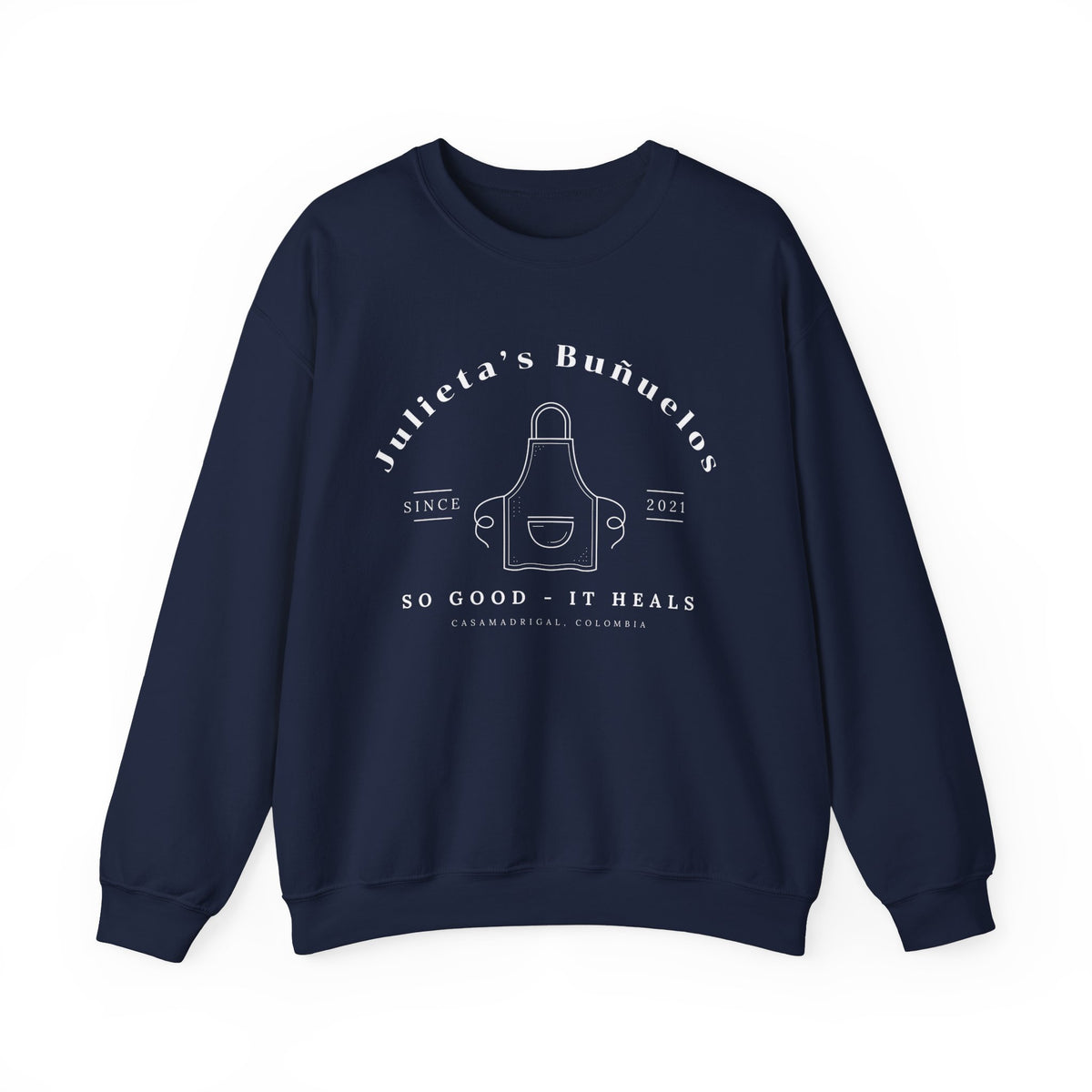 Julieta's Buñuelos Gildan Unisex Heavy Blend™ Crewneck Sweatshirt